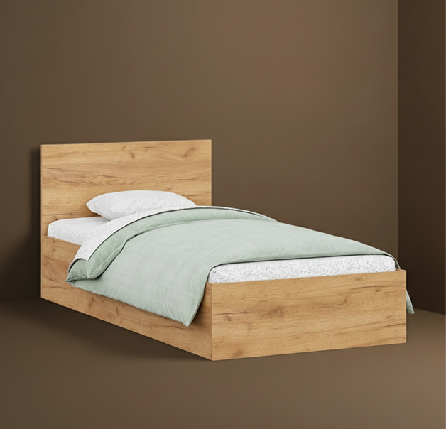 Единечен кревет Берек за душек