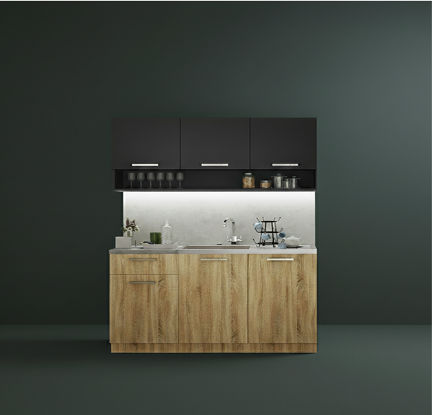 Кујна Кима Атлантик / Антрацит